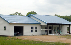 Steel roofing lasts for decades with no maintenance